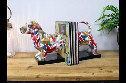 British Dog Bookends