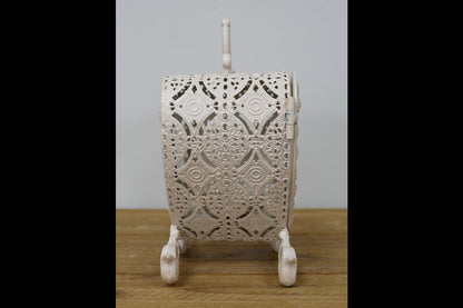 Small Heart Lantern - Cream