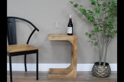 Rattan Side Table