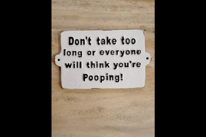Sign (pooping)