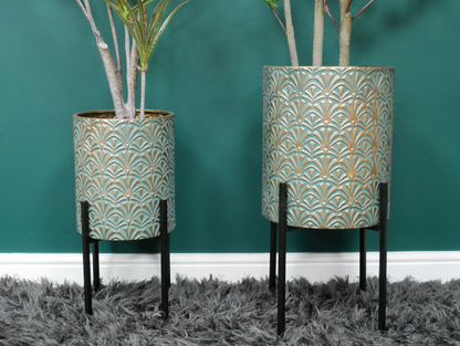 Moroccan Style Set Of 2 Planters