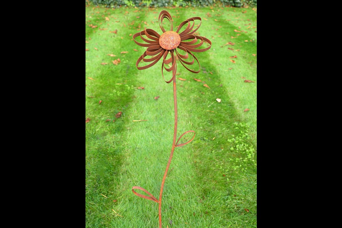 Rusty Flower Stake