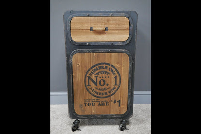 Industrial Bedside Cabinet