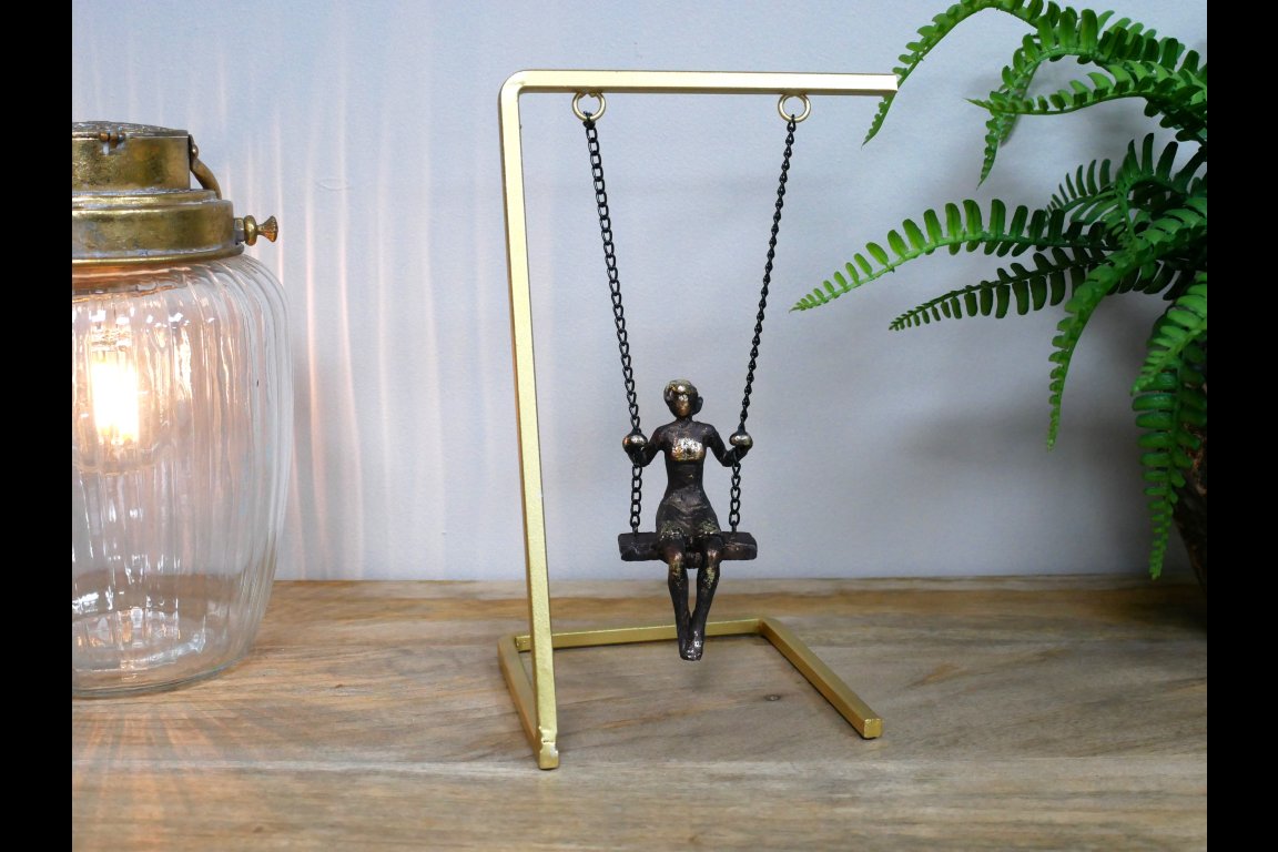 Girl On Swing