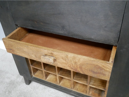 Industrial Wine Cabinet