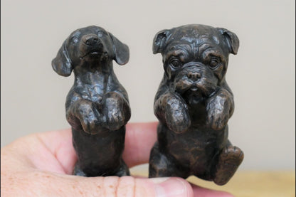 Set Of Two Dog Pot Hangers