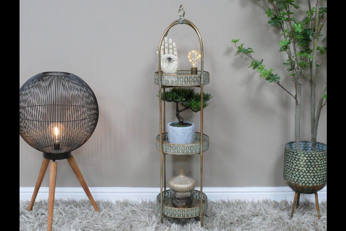 Moroccan Style 3 Tier Shelves