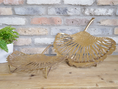 Set Of 2 Leaf Trays