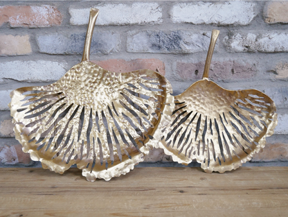 Set Of 2 Leaf Trays