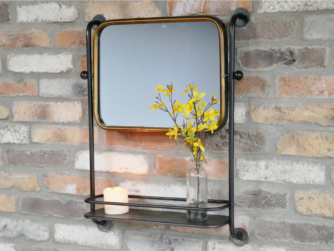 Mirror With Shelf