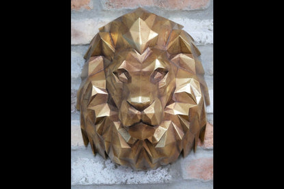 Geometric Lion Head