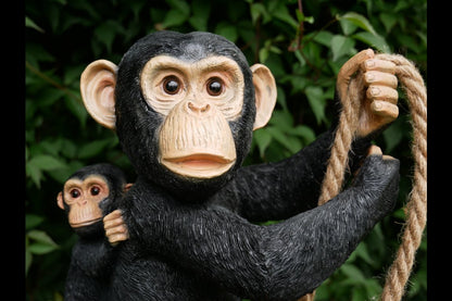 Hanging Monkey & Baby