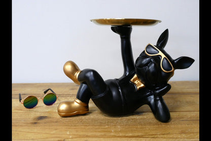Dog With Tray