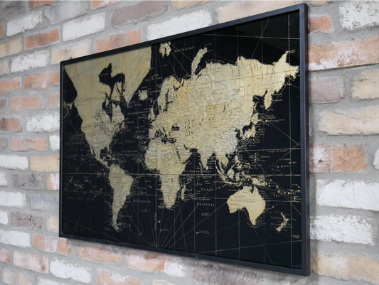 Map Of The World Wall Decoration