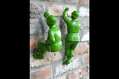 Set Of 2 Hanging Toy Soldiers