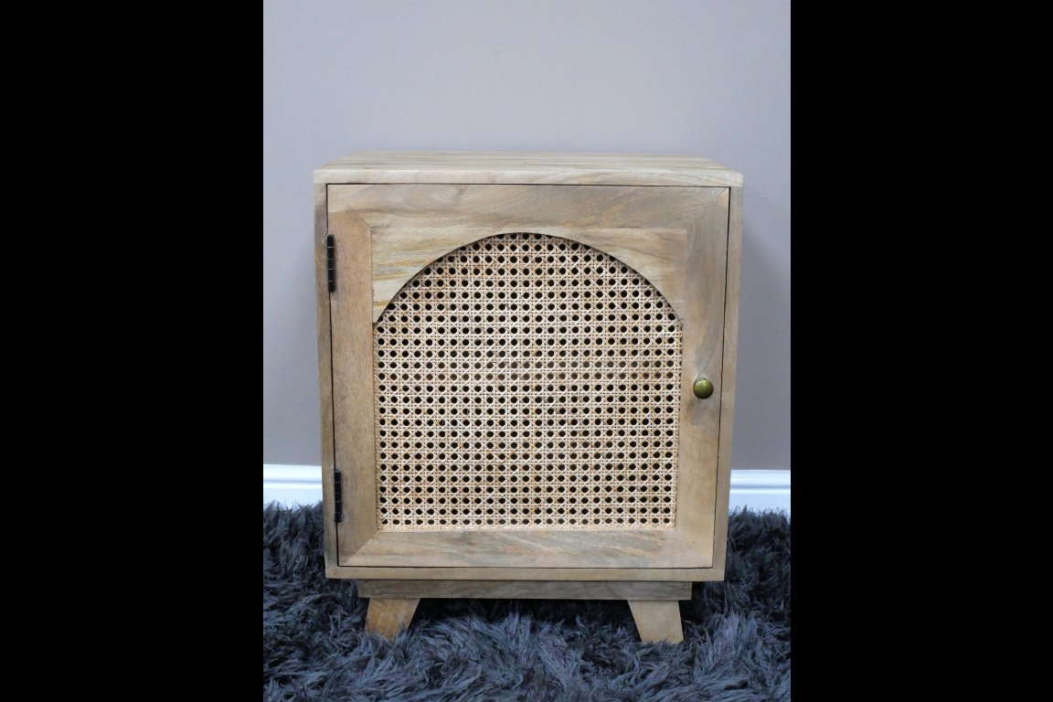 1 Door Rattan Bedside