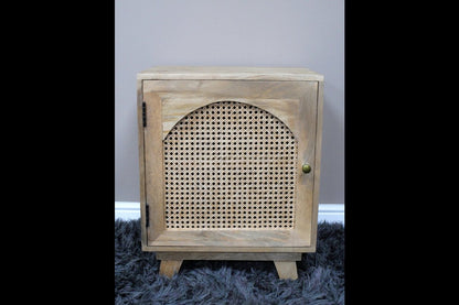 1 Door Rattan Bedside