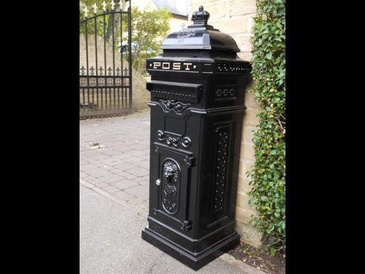 Aluminium Mail Box Black