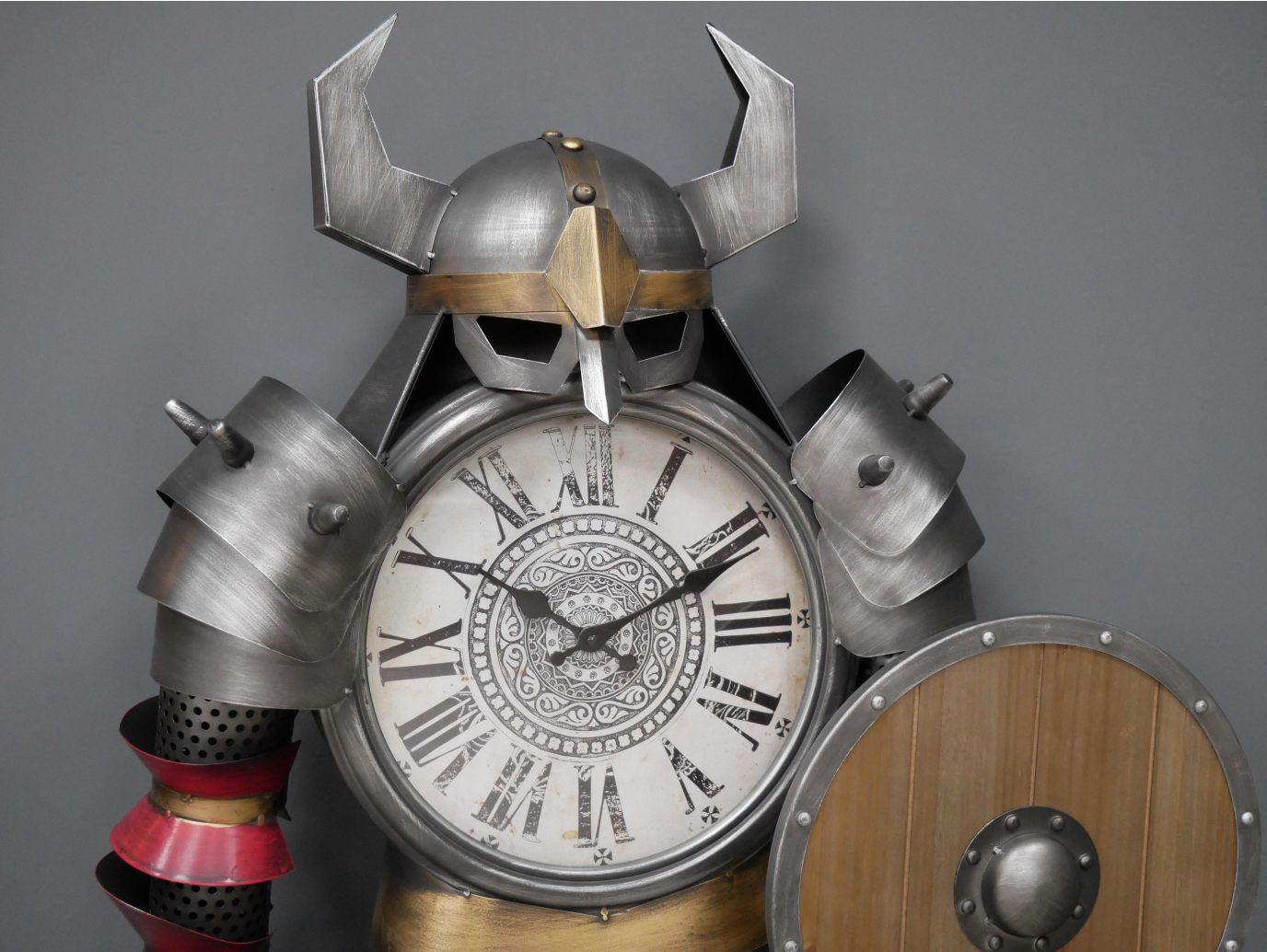 Large Warrior Clock
