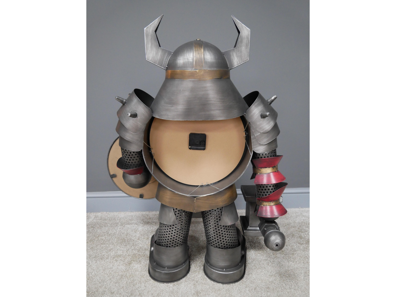 Large Warrior Clock