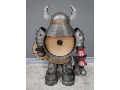 Large Warrior Clock