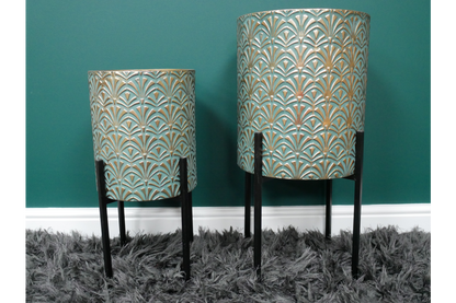 Moroccan Style Set Of 2 Planters