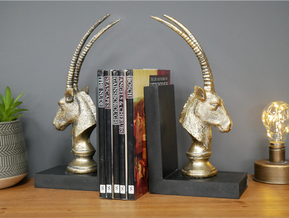 Pair of Antelope Bookends