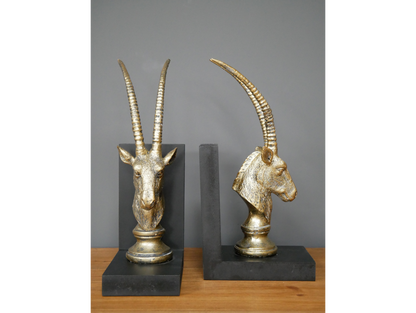 Pair of Antelope Bookends