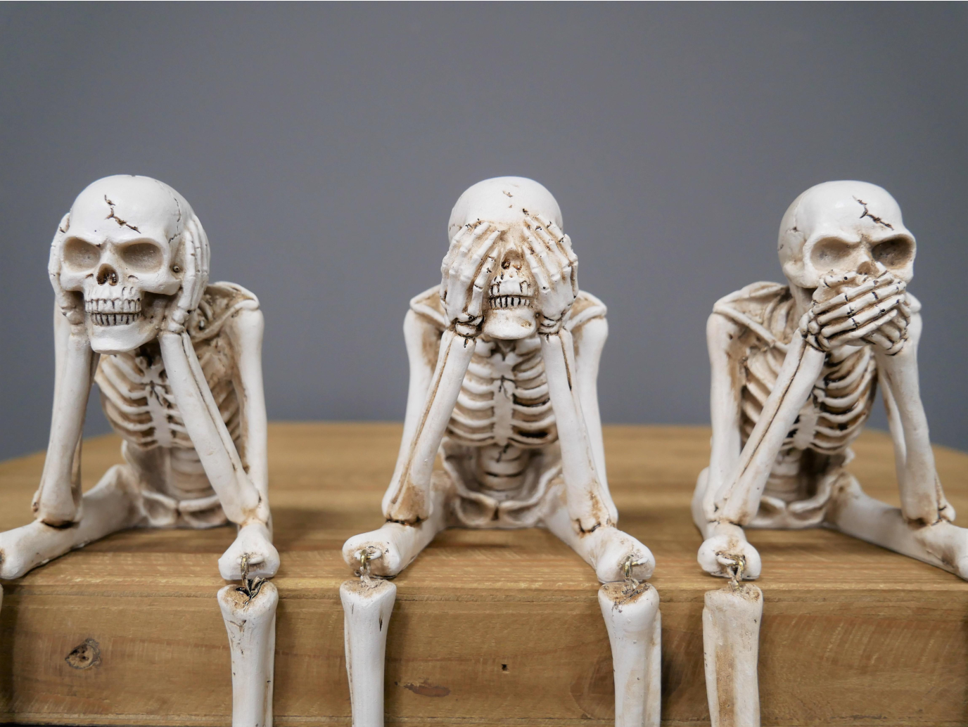 Set Of 3 Skeletons
