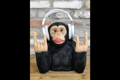 Rock n Roll Monkey Headphone Holder
