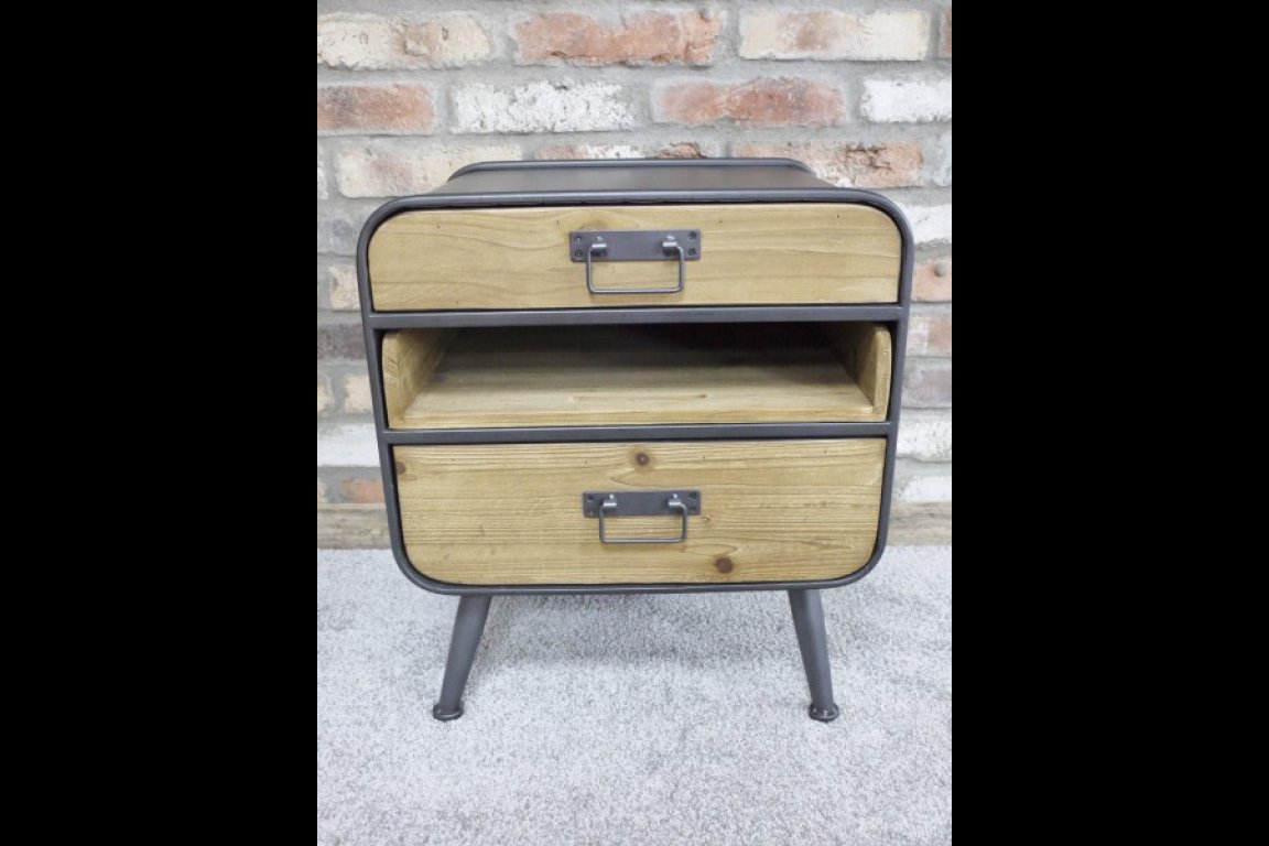 Retro Industrial Cabinet
