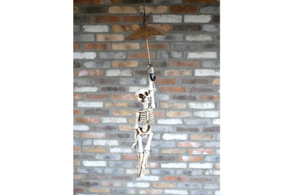 Skeleton With Flying Umbrella