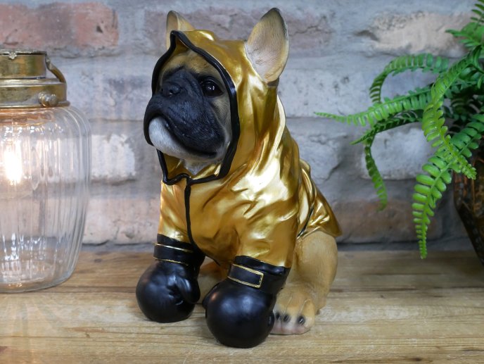 Boxing Dog - Gold