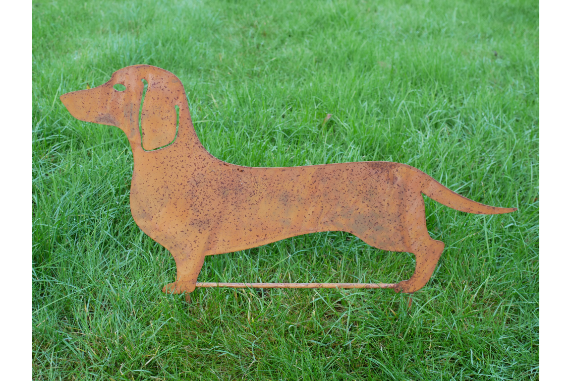 Rusty Sausage Dog Stake