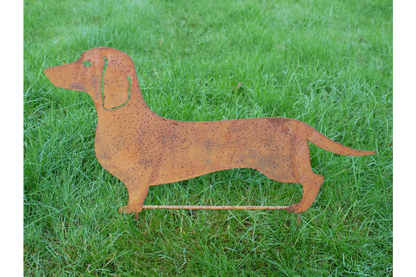 Rusty Sausage Dog Stake