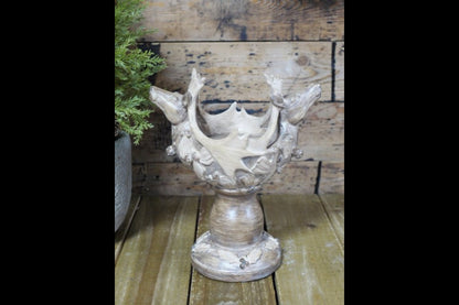 Double Deer Candle Holder