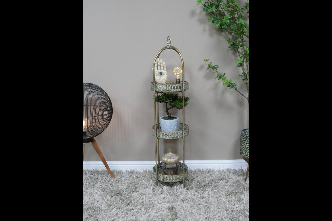 Moroccan Style 3 Tier Shelves