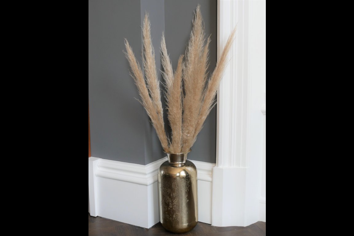 Aluminium Vase - Small  (Gold)