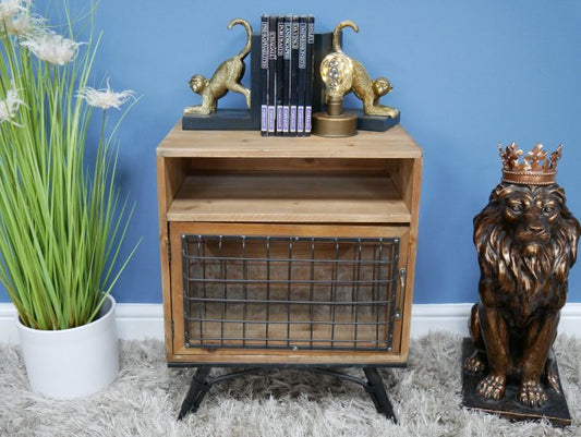 Industrial Bedside Cabinet