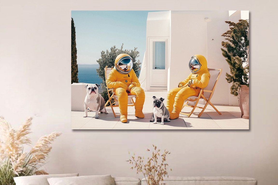 Spacemen & Bulldogs Wall Art