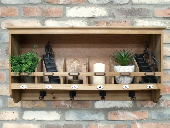 Wall Unit With Hooks