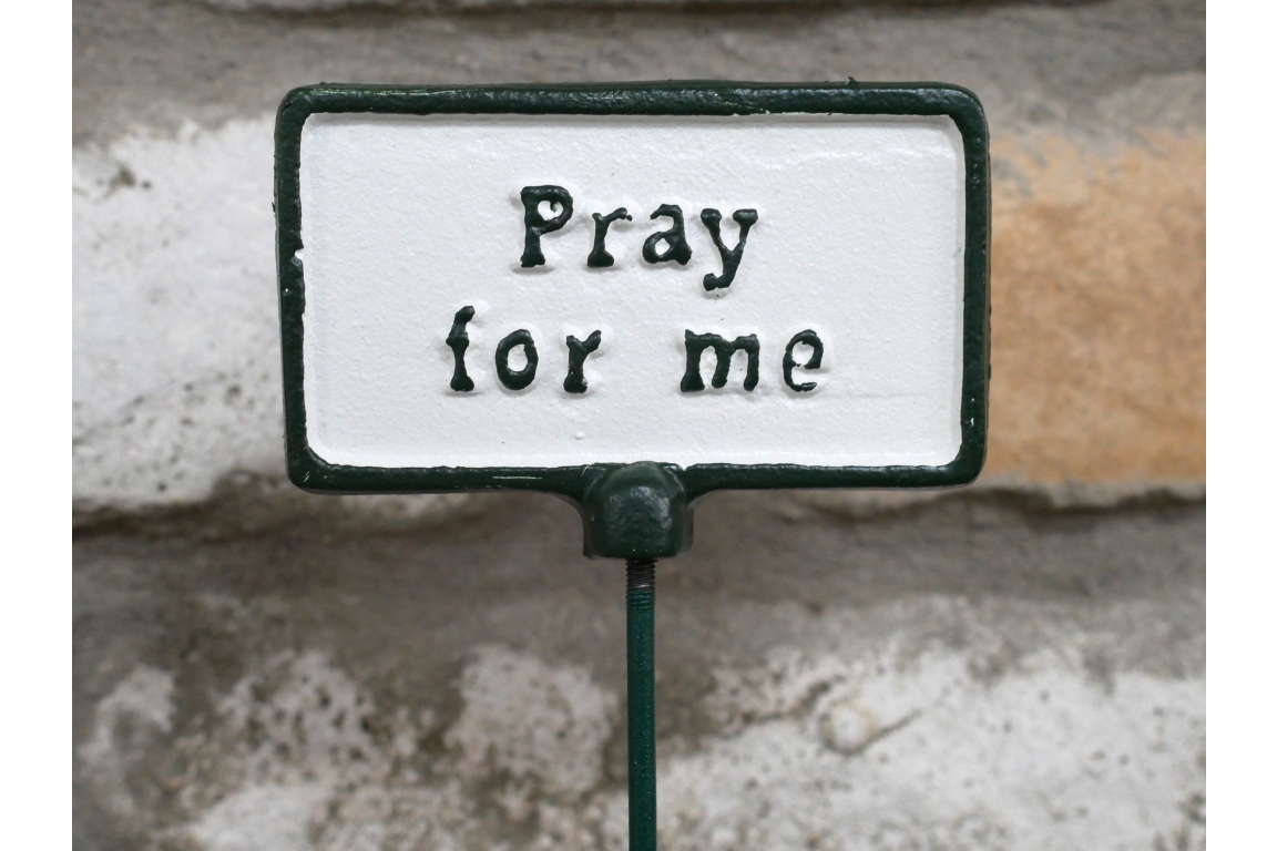 Plant Sign - Pray For Me