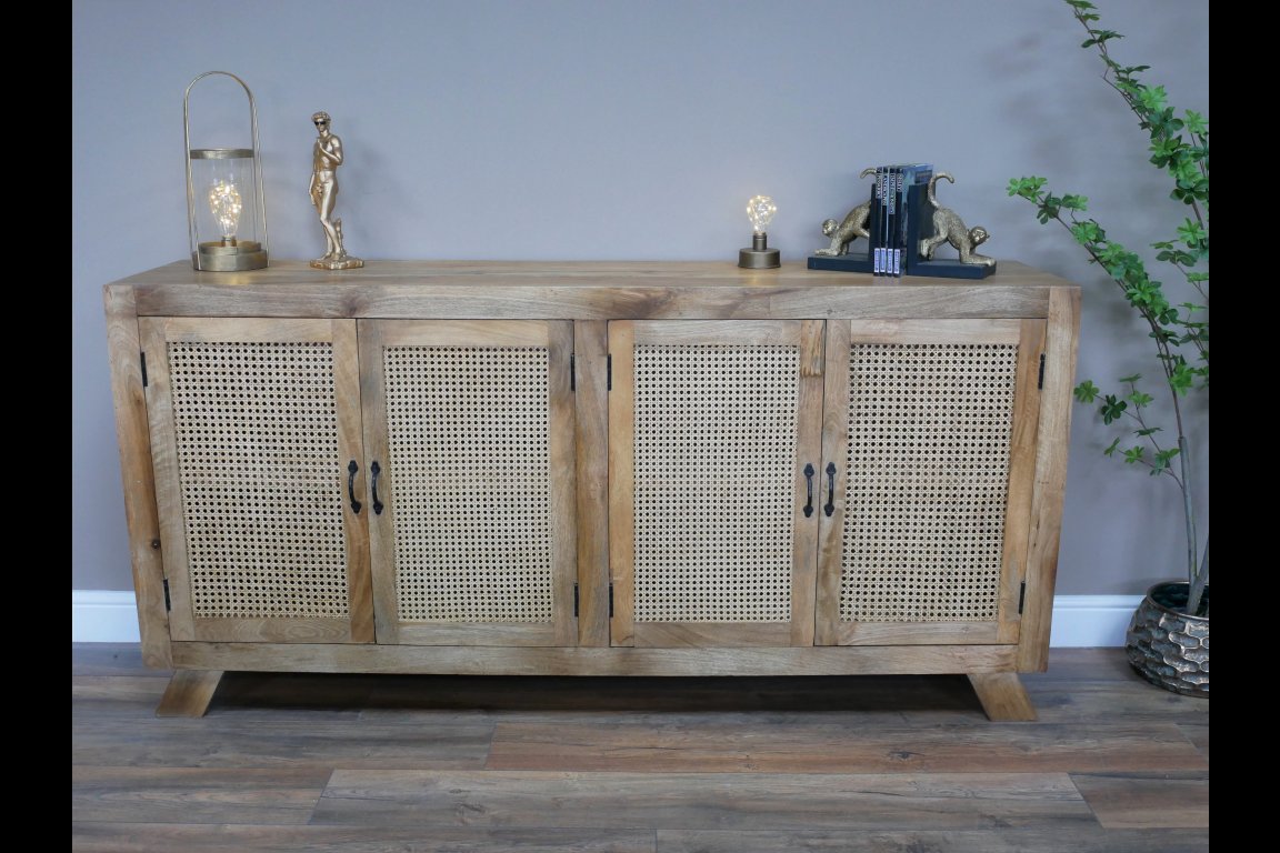 Rattan Large Sideboard