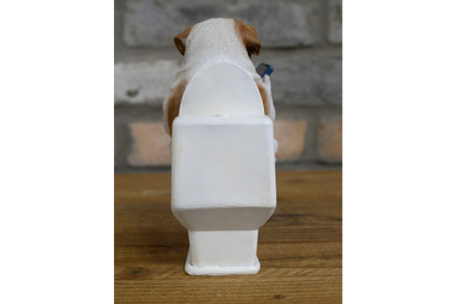 Bulldog On The Loo