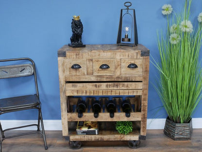 Industrial Wine Cabinet