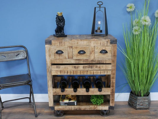 Industrial Wine Cabinet