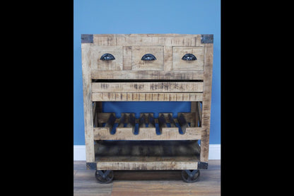 Industrial Wine Cabinet