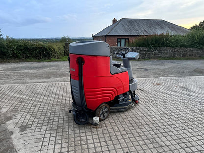 2015 HAKO SCRUBMASTER B155R RIDE ON FLOOR SCRUBBER/SWEEPER