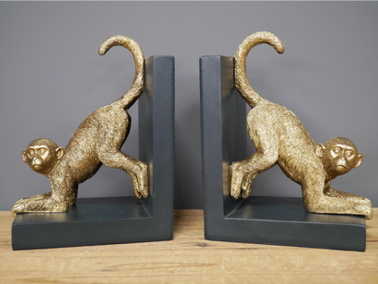 Monkey Bookends