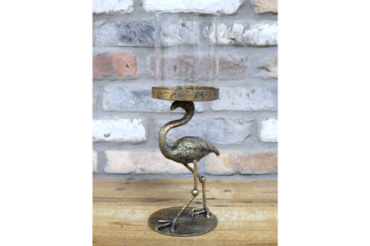 Flamingo Candle Holder